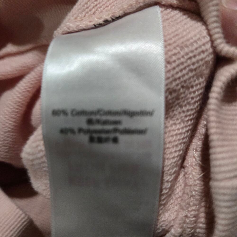 DKNY Sport Official Uniform Embossed Logo Sweatshirt Pink Large - Picture 5 of 13
